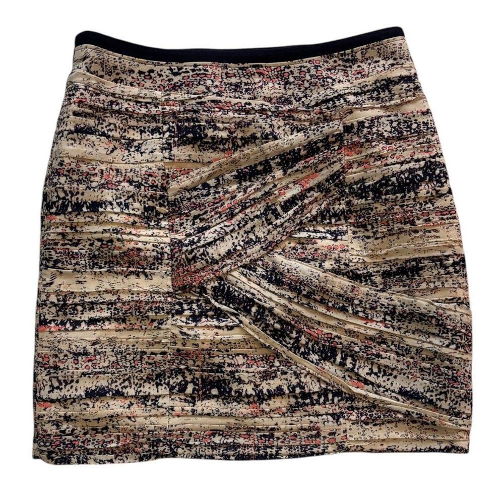 SJ SJ Crisscross Layered Mini Skirt Paint Splatters 8's Colors Neon